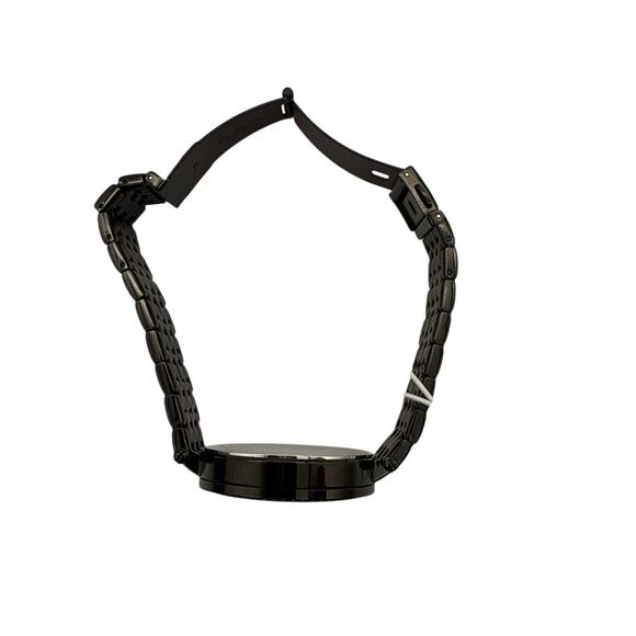 Caravelle by Bulova Bracelet Watch Modern 45L171 Black Pavé Stainless Steel - Picture 14 of 15